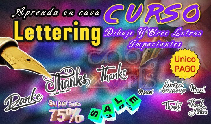 Curso Lettering, Aprende A Dibujar Letras Con Llamativos Diseños, Estilo Y Creatividad.